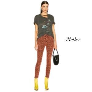 Mother Denim High Waisted Looker Animal Attraction Ankle Fray Jeans Size 24